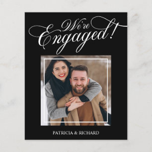 Faire-part Budget Fiançailles Enregistrer la photo