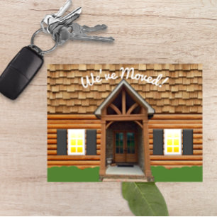 Faire-part Cabine Facture Nouvelle adresse Carte postale