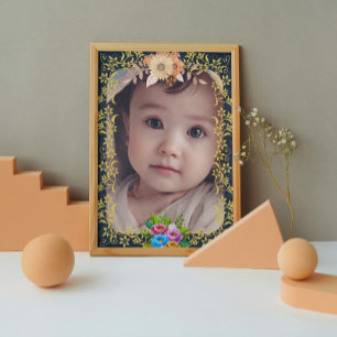 Faire-part Cadre photo personnalisé pour bébé, Cadeau de nais