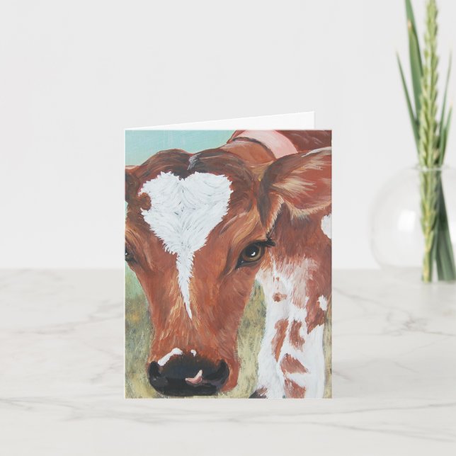 Faire-part Calf Folded Card (Devant)