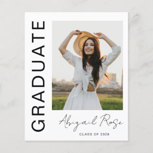 Faire-part Carte photo moderne Vertical 2023