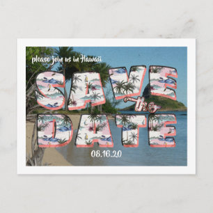 Faire-part Carte Postale Ancienne   Réservez la Date