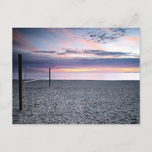 Faire-part Carte postale coucher de soleil plage Enregistrer