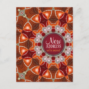 Faire-part Carte postale d'adresse de Chambre mobile