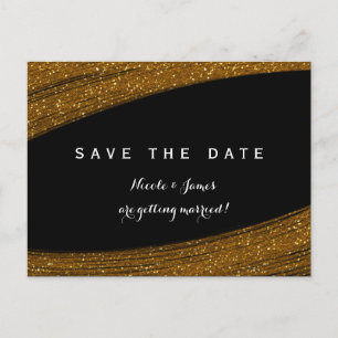 Faire-part Carte postale d'annonce de date de sauvegarde en p