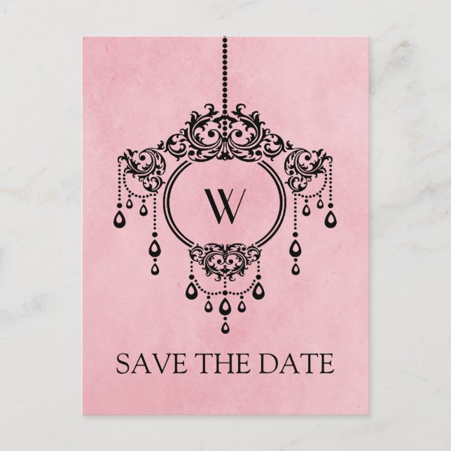 Faire-part Carte postale d'annonce de mariage à suspendre lus (Devant)