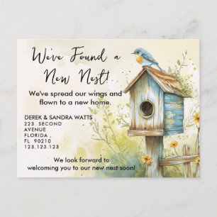 Faire-part Carte postale d'annonce de nouvelle maison Sweet B