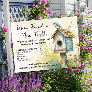 Faire-part Carte postale d'annonce de nouvelle maison Sweet B