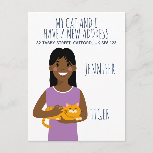 Faire-part Carte postale d'annonce d'une nouvelle adresse per (Devant)