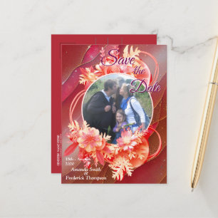 Faire-part Carte postale d'annonce Viva Magenta