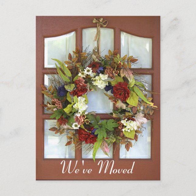 Faire-part Carte postale de changement d'adresse (Devant)