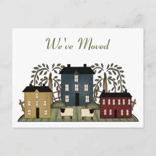 Faire-part Carte postale de changement d'adresse