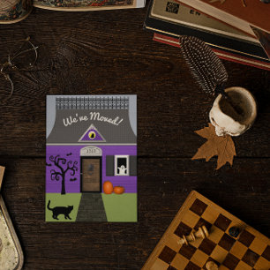 Faire-part Carte postale de changement d'adresse de maison ha