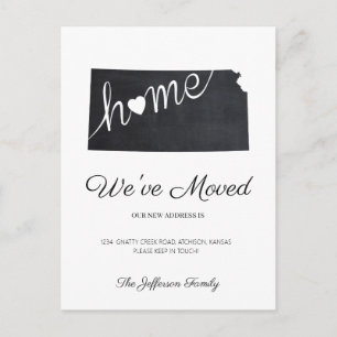 Faire-part Carte postale de déplacement du tableau de bord du