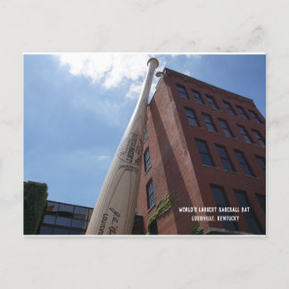 Faire-part Carte postale de la plus grande batte de baseball 