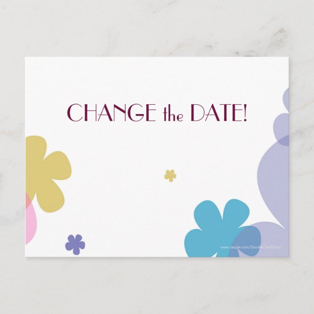 Faire-part Carte postale de mariage et d'anniversaire de mari (Devant)