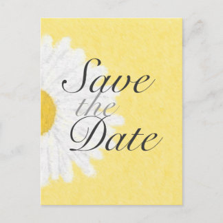 Faire-part Carte postale de mise en garde Blanche Marguerite