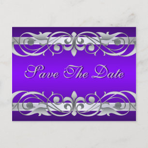 Faire-part Carte postale de mise en vente grand-ducale argent