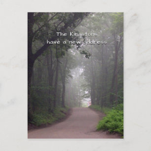 Faire-part Carte postale de nouveau domicile à la campagne