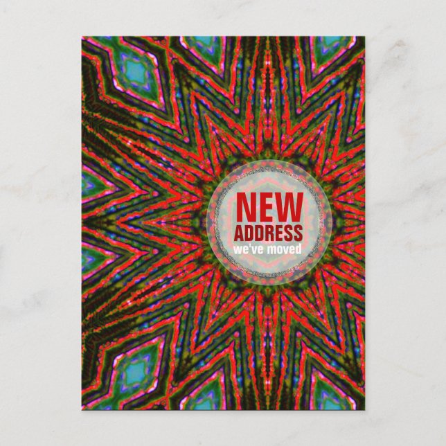 Faire-part Carte postale de nouvelle adresse de déménagement  (Devant)