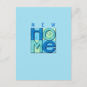 Faire-part Carte postale de nouvelle maison