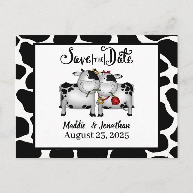 Faire-part Carte postale de sauvegarde de date de thème de fe (Devant)