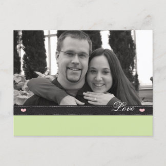 Faire-part Carte postale de sauvegarde de la date