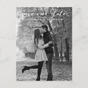 Faire-part Carte postale de sauvegarde de notre date de photo