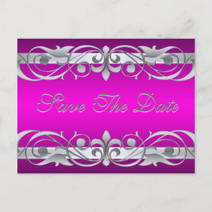 Faire-part Carte postale de sauvegarde Grand Duchesse Argent 