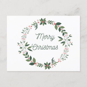 Faire-part Carte postale de voeux de Noël
