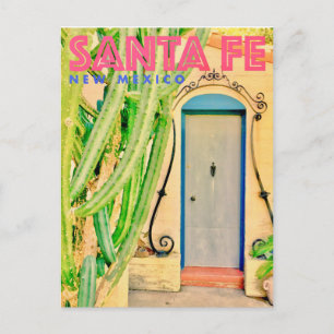 Faire-part Carte postale de voyage vintage Santa Fe