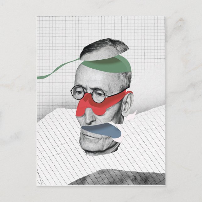 Faire-part Carte postale "dédoublez Hesse" (Devant)