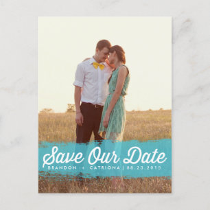 FAIRE-PART CARTE POSTALE D'ENREGISTREMENT DE DATE AQUEUILLE