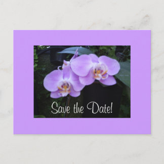 Faire-part Carte postale Deux Orchidées