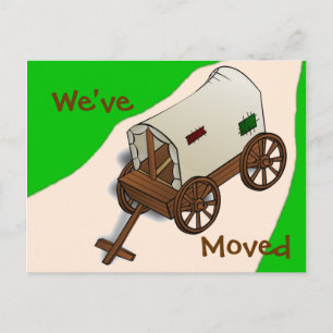 Faire-part Carte postale drôle de changement d'adresse