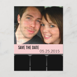 Faire-part Carte postale "Enregistrer la date" Photo de Ciném