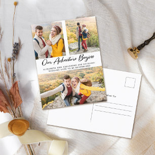 Faire-part Carte postale Fiançailles Adventure Photo