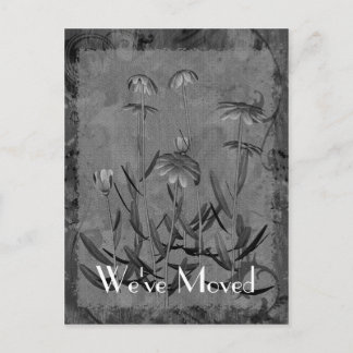 Faire-part Carte postale florale de nouvelle adresse Daisy Ar