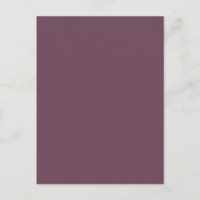 Faire-part Carte postale minimaliste personnalisée (Devant)