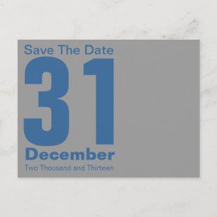 Faire-part Carte postale moderne de sauvegarde de date