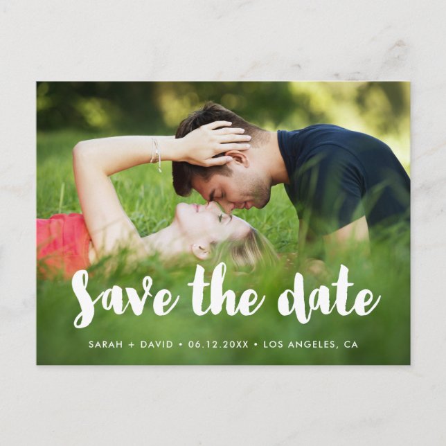 Faire-part Carte postale moderne Save the Date (Devant)