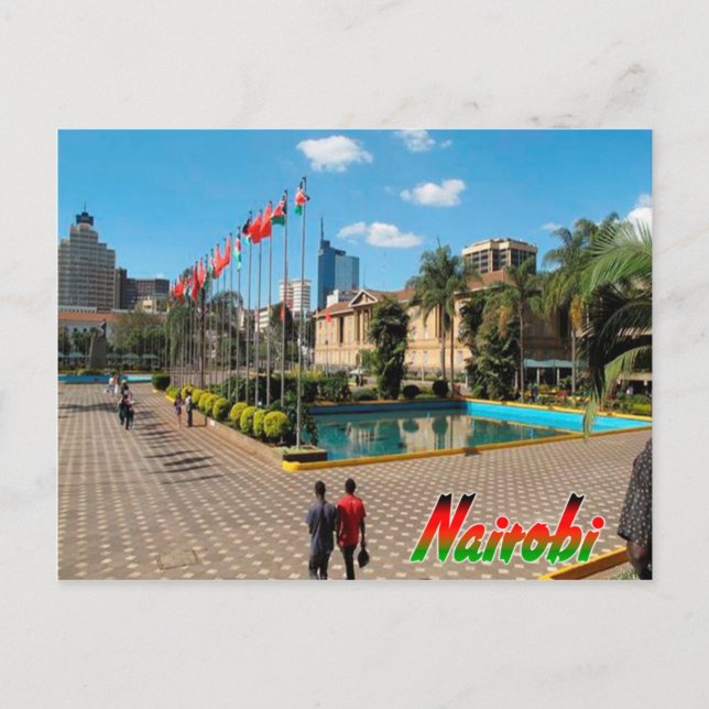 Faire-part Carte postale Nairobi (Devant)