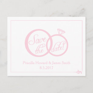 Faire-part Carte postale 'Nous nous marions' pour annoncer la