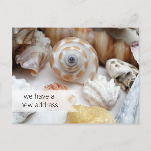 Faire-part Carte postale nouvelle adresse Coastal Living (Devant)