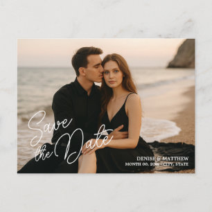 Faire-part Carte postale personnalisée avec photo pour annonc