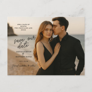 Faire-part Carte postale personnalisée avec photo pour annonc