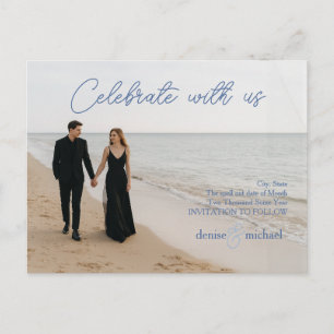 Faire-part Carte postale personnalisée avec photo pour annonc