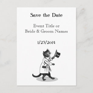 Faire-part Carte postale personnalisée de save the date avec 