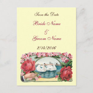 Faire-part Carte postale personnalisée 'Save the Date' avec r