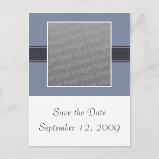 Faire-part Carte postale photo de sauvegarde de date